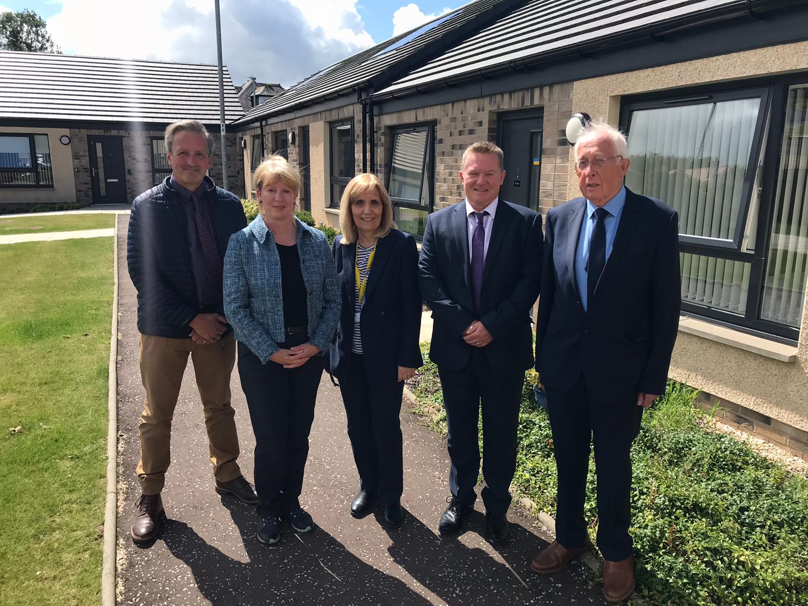 Scottish Government minister visits new council homes in North Ayrshire